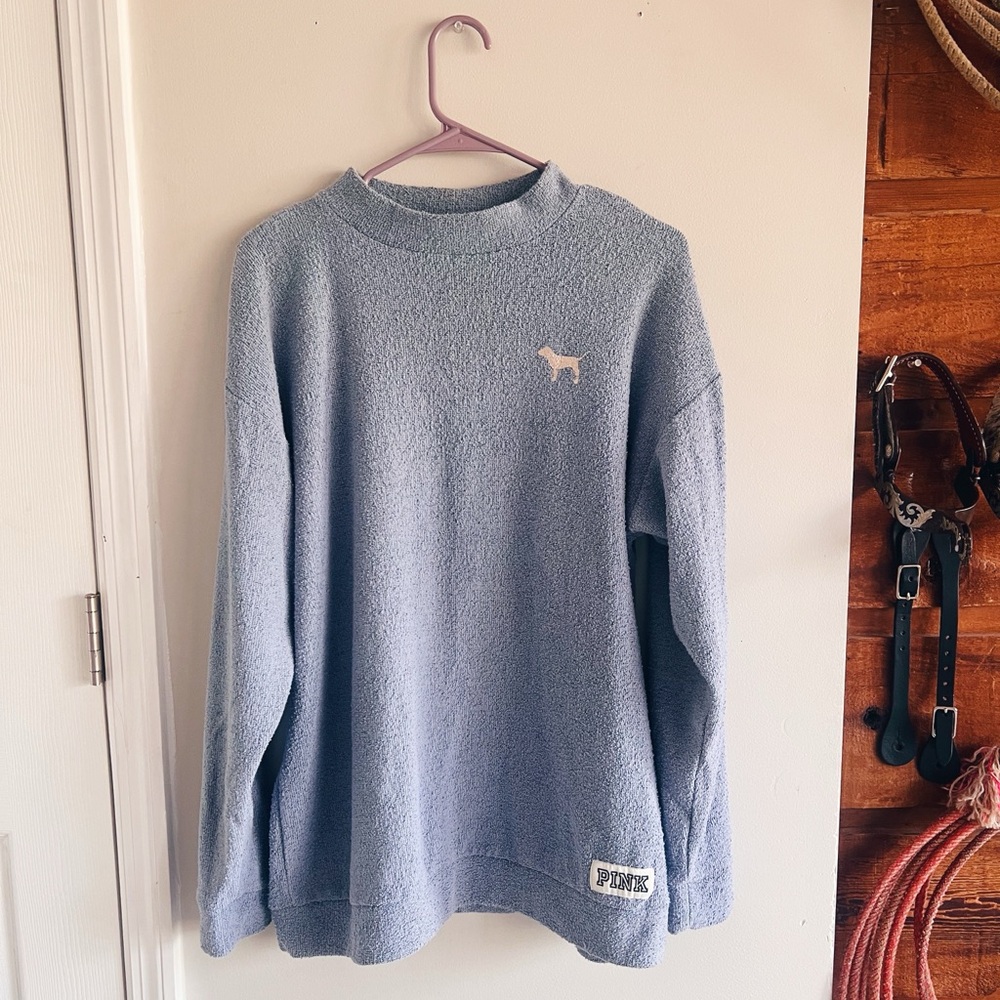 Victoria's Secret Light Blue Crewneck Sweater